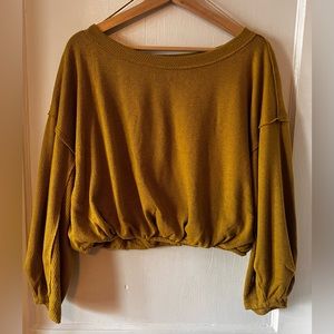 Free People Cropped Sweater